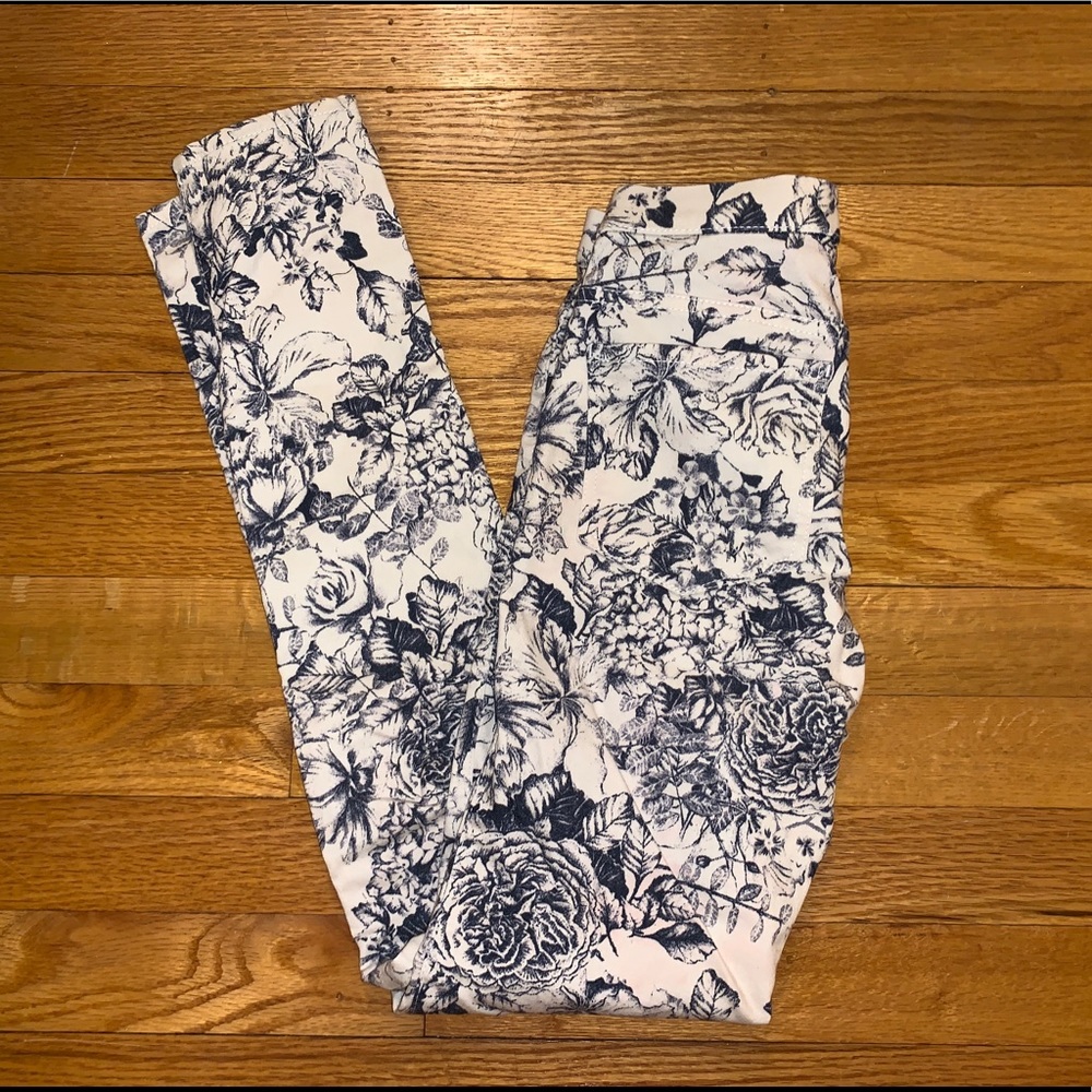 H&M Floral Jeggings